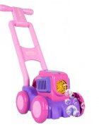 MalPlay Masina de tuns iarba cu Baloane de sapun Pink