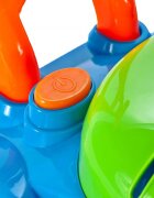 MalPlay Masina de tuns iarba generatoare de baloane din sapun cu baterii 8 inele rotative si solutie inclusa Super Bubble