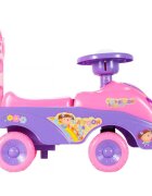 MalPlay Masinuta fara pedale Ride-On cu Pink Butterfly cu 17 melodii spatar inalt spatiu depozitare greutate maxima admisa 20 kg