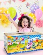 MalPlay Masinuta fara pedale Ride-on Kitty Green cu spatar inalt volan cu claxon sistem antirasturnare de la 18 luni pana la 27 kg