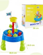 MalPlay Masuta de activitati pentru apa si nisip cu 19 accesorii incluse dimensiune 58.8 x 38.5 cm