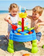 MalPlay Masuta de activitati pentru apa si nisip cu 19 accesorii incluse dimensiune 58.8 x 38.5 cm