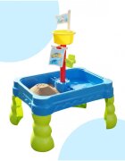 MalPlay Masuta de activitati pentru apa si nisip cu 20 accesorii incluse dimensiune 55 x 40 x 64 cm