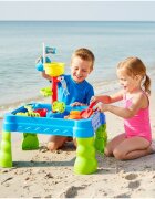MalPlay Masuta de activitati pentru apa si nisip cu 20 accesorii incluse dimensiune 55 x 40 x 64 cm