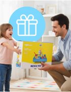 MalPlay Masuta de activitati pentru apa si nisip cu 20 accesorii incluse dimensiune 55 x 40 x 64 cm
