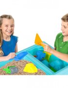 MalPlay Masuta de joaca pentru apa si nisip cu accesorii incluse Space Sand