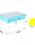 MalPlay Masuta de joaca pentru apa si nisip cu accesorii incluse Space Sand