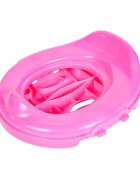 MalPlay Olita de calatorie 2 in 1 pentru copii Pink design ergonomic portabila si pliabila 17 x 25 x 27.5 cm