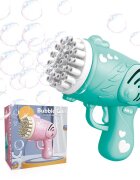 MalPlay Pistol generator baloane de sapun pentru copii Green rezerva cu solutie inclusa