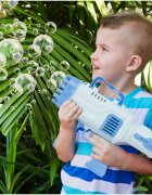 MalPlay Pistol pentru Baloane de Sapun cu 32 de duze generatoare 27.5 x 15.5 x 7.5 cm Bubble Gun Blue