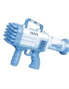 MalPlay Pistol pentru Baloane de Sapun cu 32 de duze generatoare 27.5 x 15.5 x 7.5 cm Bubble Gun Blue
