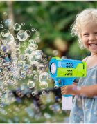 MalPlay Pistol pentru baloane de sapun cu lumini Bubble Blue