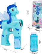 MalPlay Pistol pentru baloane de sapun cu lumini Unicorn Albastru