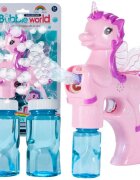 MalPlay Pistol pentru baloane de sapun cu lumini Unicorn Roz