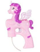 MalPlay Pistol pentru baloane de sapun cu lumini Unicorn Roz