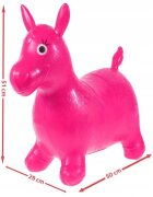 MalPlay Saritor gonflabil Ponei Pink cu pompa inclusa cauciuc durabil greutate admisa 40 kg