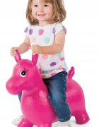 MalPlay Saritor gonflabil Ponei Pink cu pompa inclusa cauciuc durabil greutate admisa 40 kg
