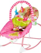 MalPlay Scaun balansoar pentru copii cu vibratii 3 in 1 Pink