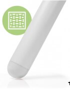 MalPlay Scaun de masa pentru bebelusi Keri White2 in 1 prevazut cu tavita dubla detasabila centuri de siguranta suport reglabil pentru picioare