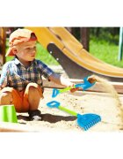MalPlay Set 2 ustensile de joaca pentru nisip Lopata si Grebla Blue