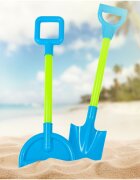 MalPlay Set 2 ustensile de joaca pentru nisip Lopata si Grebla Blue