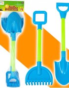 MalPlay Set 2 ustensile de joaca pentru nisip Lopata si Grebla Blue