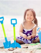 MalPlay Set 2 ustensile de joaca pentru nisip Lopata si Grebla Blue