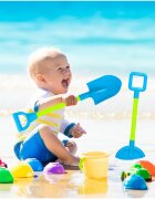 MalPlay Set 2 ustensile de joaca pentru nisip Lopata si Grebla Blue