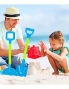 MalPlay Set 2 ustensile de joaca pentru nisip Lopata si Grebla Blue
