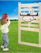 MalPlay Set cos de baschet cu minge si pompa inclusa pentru copii Sport