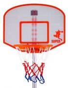 MalPlay Set de baschet cu minge pompa Contor electronic de puncte si Inaltime reglabila 97-170 cm
