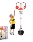 MalPlay Set de baschet cu minge pompa Contor electronic de puncte si Inaltime reglabila 97-170 cm