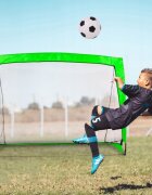 MalPlay Set de fotbal cu Poarta XL pliabila minge si pompa inclusa 120 x 90 cm Green