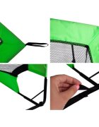 MalPlay Set de fotbal cu Poarta XL pliabila minge si pompa inclusa 120 x 90 cm Green