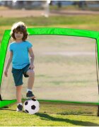 MalPlay Set de fotbal cu Poarta XL pliabila minge si pompa inclusa 120 x 90 cm Green