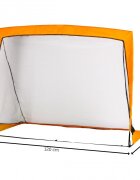 MalPlay Set de fotbal cu Poarta XL pliabila minge si pompa inclusa 120 x 90 cm Orange