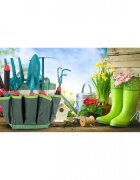 MalPlay Set de gradinarit pentru copii cu manusi stropitoare si unelte specifice incluse
