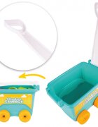 MalPlay Set de joaca pentru copii carucior cu accesorii pentru nisip si gradina