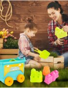 MalPlay Set de joaca pentru copii carucior cu accesorii pentru nisip si gradina
