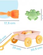 MalPlay Set de joaca pentru nisip Pastel Pink cu carucior si accesorii specifice incluse