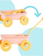 MalPlay Set de joaca pentru nisip Pastel Pink cu carucior si accesorii specifice incluse