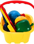 MalPlay Set pentru nisip cu 10 accesorii Galben