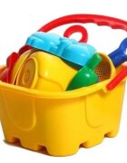 MalPlay Set pentru nisip cu 10 accesorii Galben
