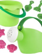MalPlay Set pentru nisip galetusa cu stropitoare si 5 accesorii Verde