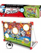 MalPlay Set poarta de fotbal cu perete pentru copii 120 x 51 x 77 cm