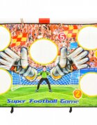MalPlay Set poarta de fotbal cu perete pentru copii 120 x 51 x 77 cm