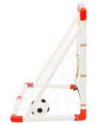 MalPlay Set poarta de fotbal cu perete pentru copii 120 x 51 x 77 cm