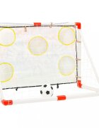 MalPlay Set poarta de fotbal cu perete pentru copii 120 x 51 x 77 cm