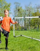 MalPlay Set porti de fotbal 2 in 1 pentru copii cu minge si pompa incluse