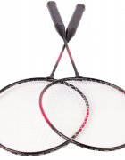 MalPlay Set Rachete de badminton cu fluturasi si husa Red